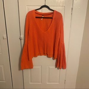 Free People Damsel Cable Knit Pullover